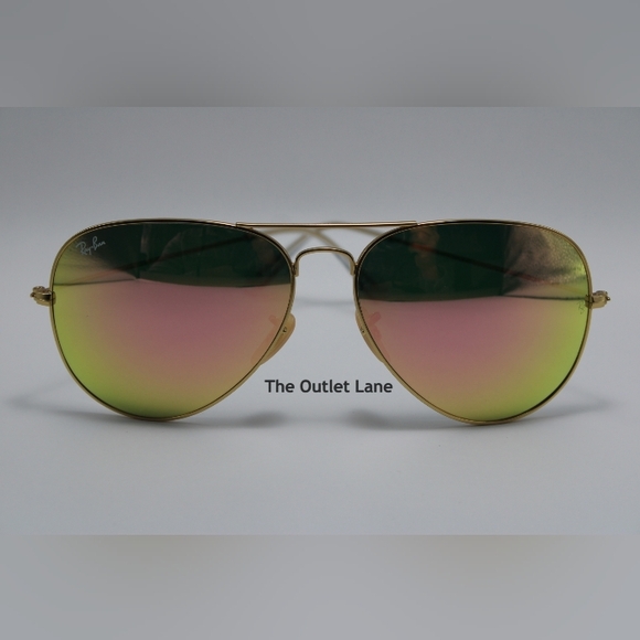 Model Display Ray-Ban Aviator Copper Pink Mirror RB3025 - Picture 6 of 16